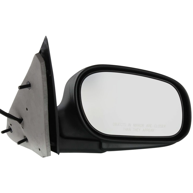 Power Mirror for Ford Crown Victoria 1998-2001/2003-2008, Right (Passenger) Side, Manual Folding, Non-Heated, Paintable, Replacement