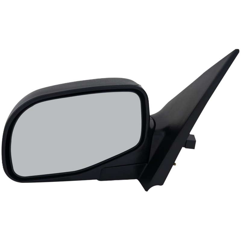 Power Mirror for Ford Explorer 2002-2005, Left (Driver) Side, Manual Folding, Non-Heated, Textured, with Puddle Light, Replacement