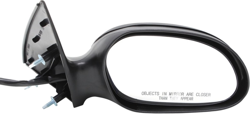 Power Mirror for Sable (2002-2005), Taurus (2002-2007) Right (Passenger), Non-Folding, Non-Heated, Paintable, Textured, 2 Caps, with Puddle Light, Fit Sedan/Wagon, Replacement