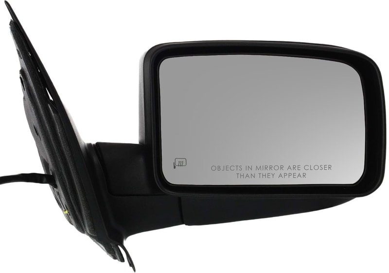 Power Mirror for Ford Expedition 2003, Right (Passenger), Non-Towing, Manual Folding, Heated, Paintable, without Auto Dimming, Blind Spot Detection, Memory, and Signal Light, Replacement