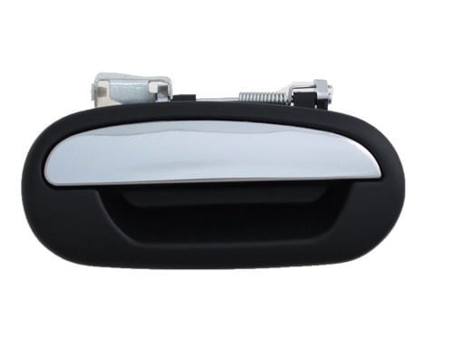 Outer Rear Right (Passenger) Door Handle for 1997 - 2003 Ford Expedition, Smooth Black PTM (Primed to Match),  5L1Z7826604AAPTM, Replacement