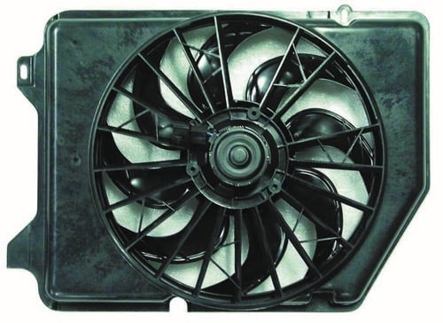 Radiator Cooling Fan Assembly for 1992-1993 Ford Taurus - GL 3.0L V6, L 3.0L V6, LX 3.0L V6, Electric Fan Assembly,  F1DZ8C607D Replacement