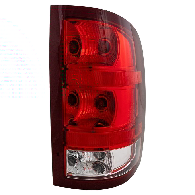 Tail Light for GMC Sierra 1500 (2007-2010/2012-2013), Sierra 2500HD/3500HD (2007-2014), Right (Passenger), Assembly, SL/SLE/SLT/WT Models, Excludes 2007 Classic, Replacement