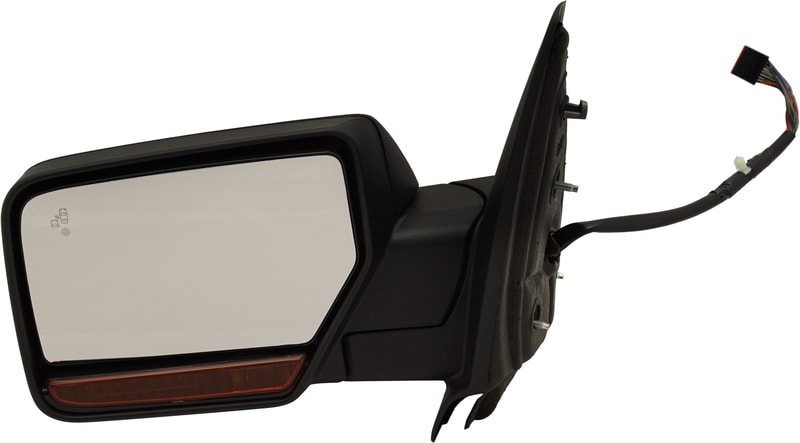 Power Folding Heated Textured Mirror for Ford Expedition 2015-2017, Left (Driver), Non-Towing, with Auto Dimming, Blind Spot Detection in Glass, In-Housing Signal Light & Memory, Replacement