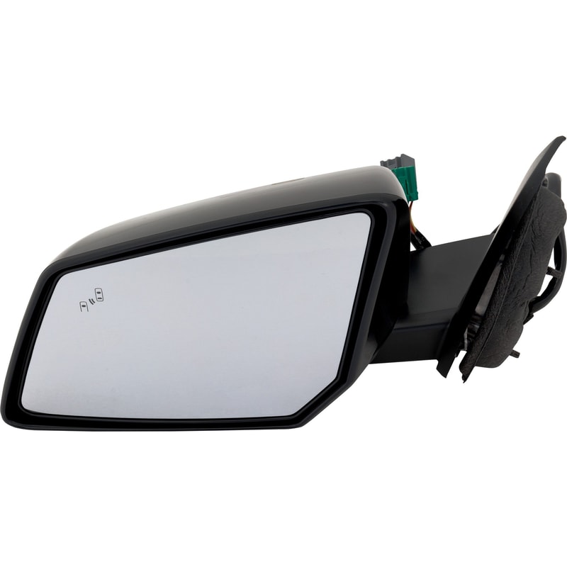 Power Folding Mirror for GMC Acadia (2013-2016) and Chevrolet Traverse (2013-2017), Left (Driver), Heated, Paintable, w/ Blind Spot Detection in Glass, In-housing Signal Light, Memory, Without Auto Dimming, Replacement