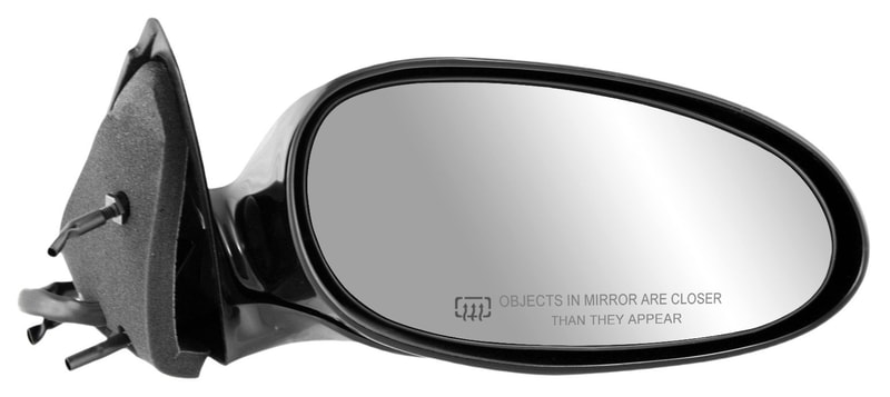 Power Heated Mirror for Buick Century/Regal 1997-2005, Right (Passenger), Manual Folding, Paintable, Replacement