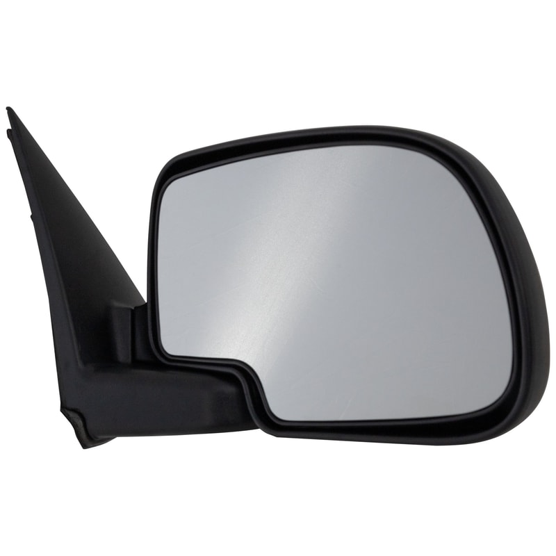 Manual Adjust Right (Passenger) Mirror for Chevrolet Silverado/GMC Sierra 1999-2006, Non-Towing, Manual Folding, Non-Heated, Textured, Includes 2007 Classic, Replacement