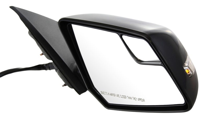 Power Folding Heated Mirror for GMC Acadia/Acadia Limited 2009-2017, Right (Passenger), Paintable, with In-housing Signal Light, without Auto Dimming, Blind Spot Detection, and Memory Feature, Replacement