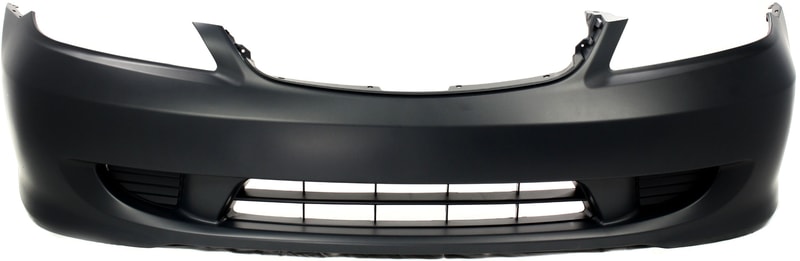 Front Bumper Cover for Honda Civic 2004-2005, Primed (Ready to Paint), Suitable for Both Coupe and Sedan, Replacement