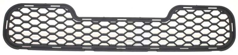 Front Bumper Grille with Air Intake for Hyundai Santa Fe 2001-2006, Black, Plastic, Replacement