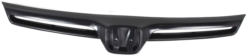 Painted Black Grille for 2006-2008 Honda Civic Coupe, Replacement