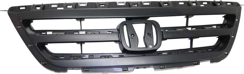Grille Insert for 2005-2007 Honda Odyssey, Painted Black Shell and Insert, Replacement