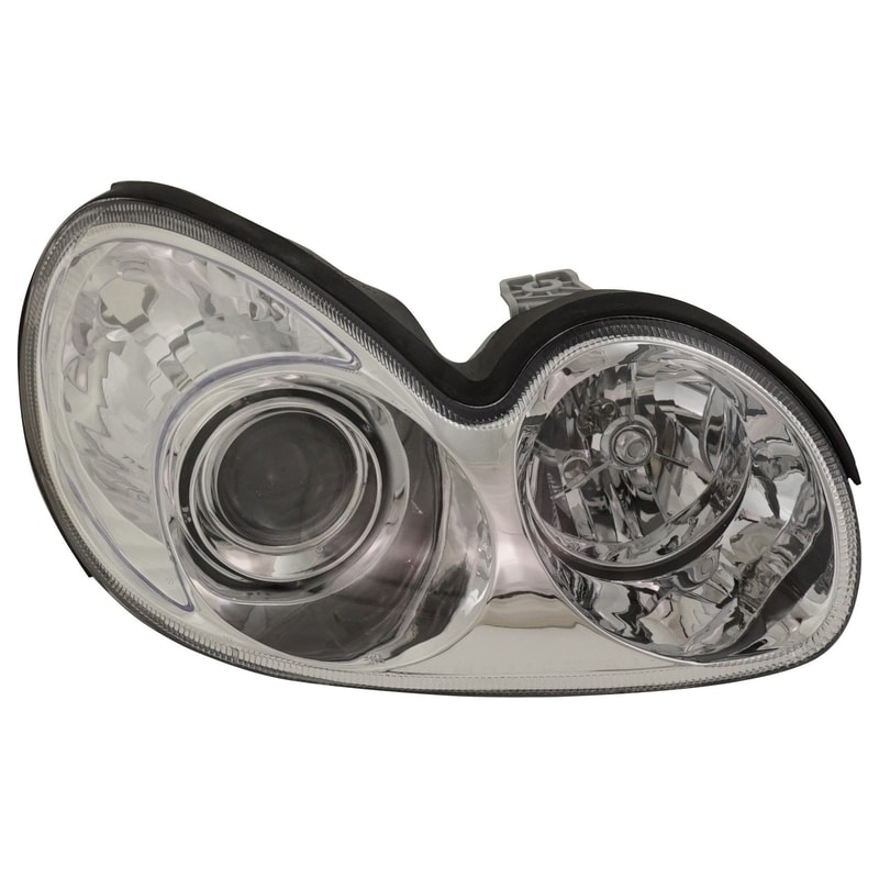 Headlight Assembly for 2002-2005 Hyundai Sonata, Right (Passenger) Side, Halogen, Replacement