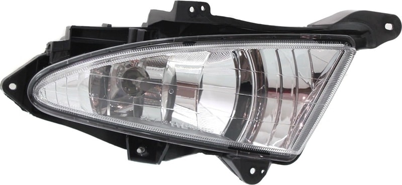 Front Fog Light Assembly for Hyundai Elantra Sedan, Right (Passenger) Side, Fits 2007-2010 Models, Replacement