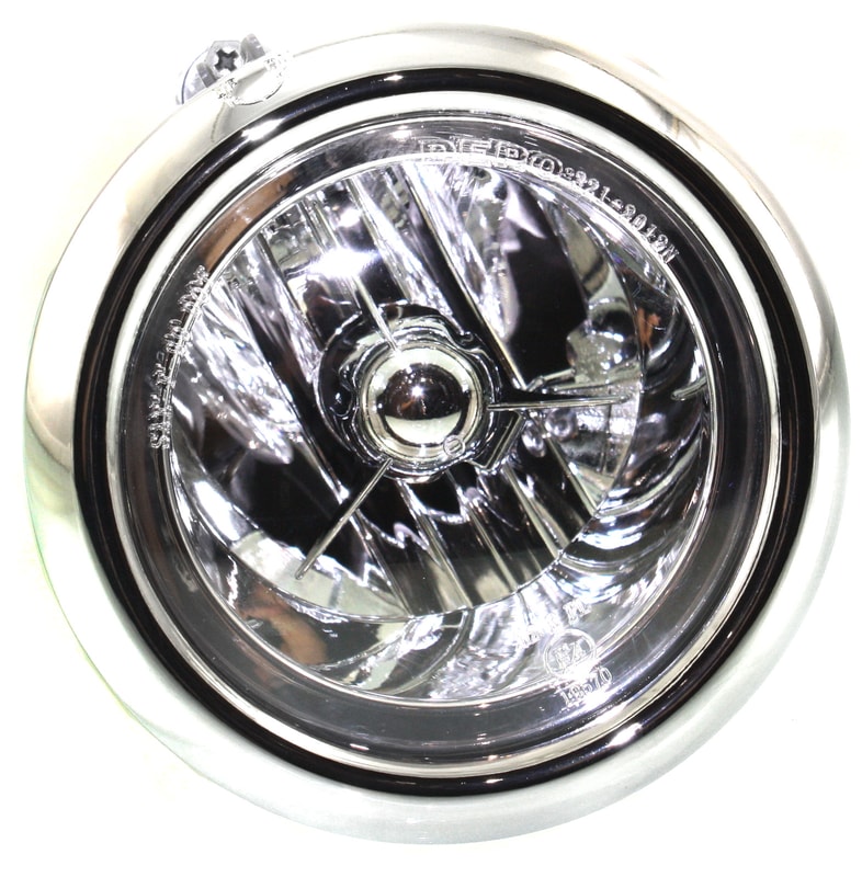 Front Fog Light Assembly for Hyundai Santa Fe 2001-2006, Right (Passenger) Equals Left (Driver), Replacement