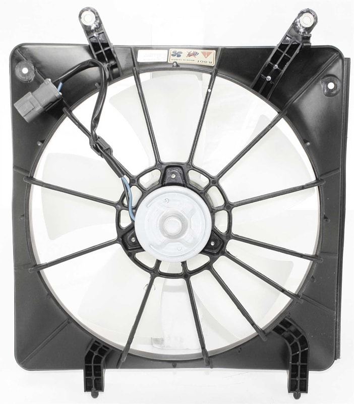 Denso Brand Radiator Fan Assembly for Honda Accord 1998-2002, Left (Driver), 4 Cylinder, Coupe/Sedan, Replacement