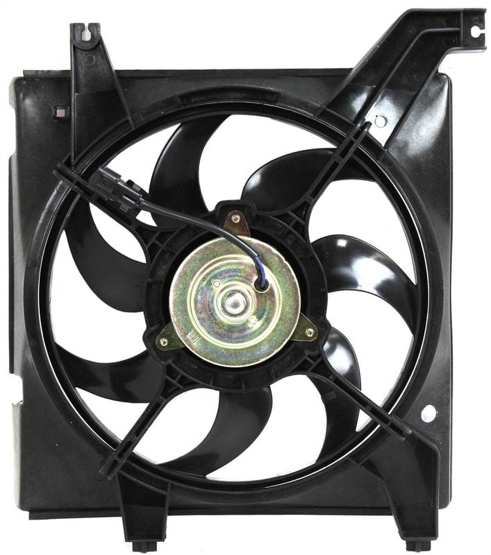 Radiator Fan Assembly for Hyundai Elantra 2001-2006/Tiburon 2003-2008 (Tiburon, 2.0L Engine), Replacement