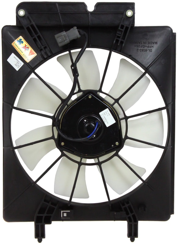 A/C Fan Shroud Assembly for Honda CR-V 2002-2006, Element 2003-2006, Right (Passenger) Side, Replacement