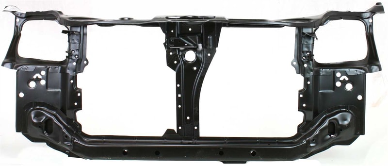 Radiator Support Assembly for Honda Civic 1996-1998, Black Steel, Coupe/Hatchback/Sedan, USA/Canada Built, Replacement