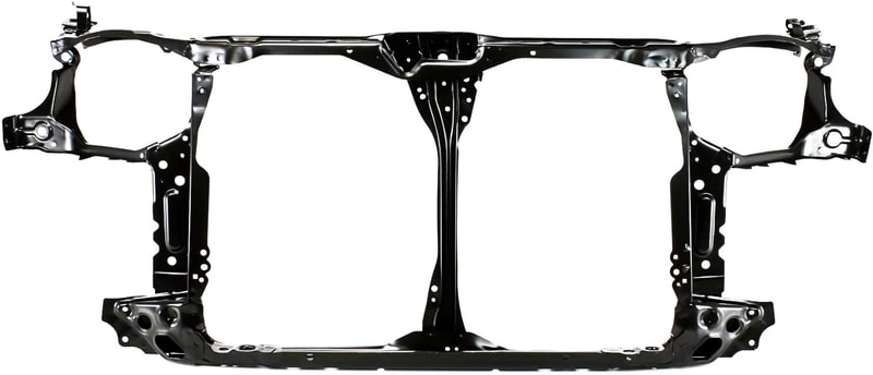 Radiator Support Assembly for 2004-2005 Honda Civic, Black Steel, Replacement