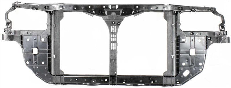 Radiator Support Assembly for Hyundai Sonata 2006-2008, Black, Plastic with Steel, Replacement