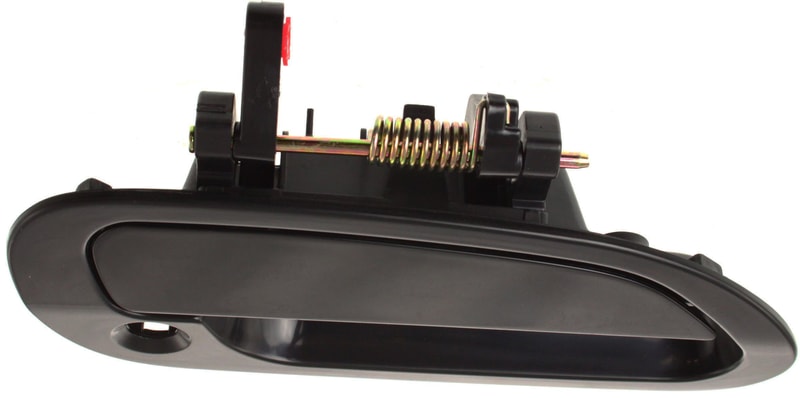 Exterior Front Door Handle for Honda Accord 1998-2002, Right (Passenger), Smooth Black, with Keyhole, Sedan, Japan/USA Built, Replacement