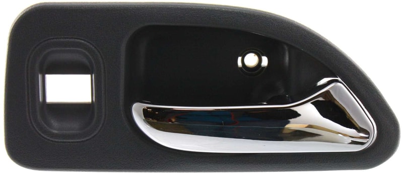 Chrome Gray Rear Interior Door Handle for 1994-1997 Honda Accord, Right (Passenger) Side, Fits Sedan/Wagon, Replacement