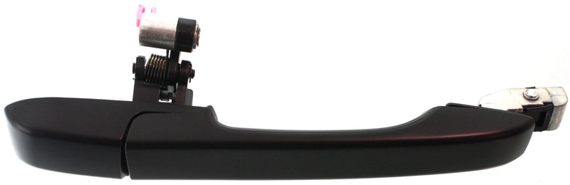 Exterior Rear Door Handle Assembly for Honda CR-V 2002-2006, Right (Passenger), Smooth Black, Replacement