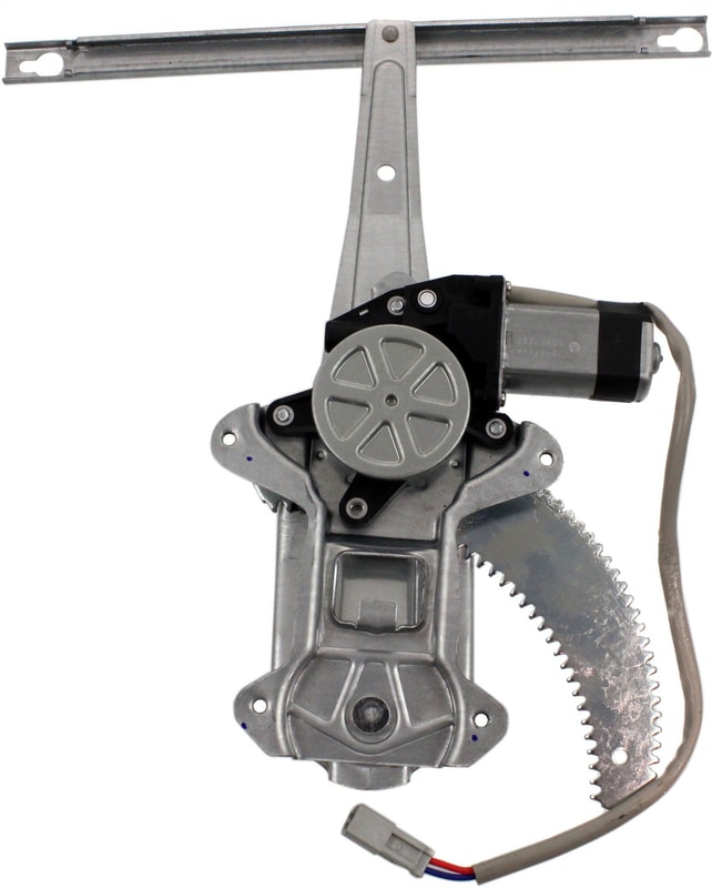 Rear Window Regulator for Honda Accord 1998-2002, Right (Passenger), Power, with Motor, Sedan, Replacement