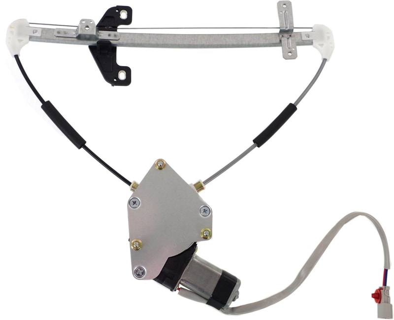 Power Rear Window Regulator with Motor for 2001-2005 Honda Civic Sedan, Left (Driver), Excludes Si Models, Replacement