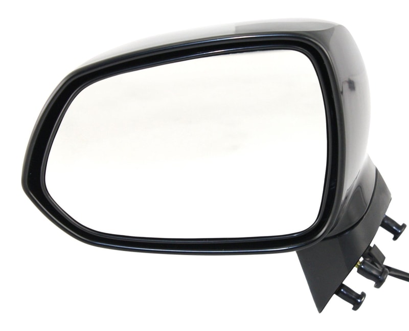 Power Mirror for 2007-2008 Vehicles, Left (Driver) Side, Manual Folding, Non-Heated, Paintable, Replacement