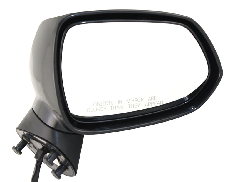 Power Mirror for 2007-2008 Vehicles, Right (Passenger) Side, Manual Folding, Non-Heated, Paintable, Replacement
