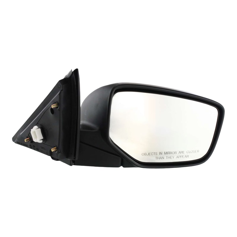 Mirror for Honda Accord 2008-2012, Right (Passenger) Side, Power Operated, Manual Folding, Non-Heated, Paintable, without Auto Dimming, Blind Spot Detection, Memory and Signal Light, Sedan, Replacement