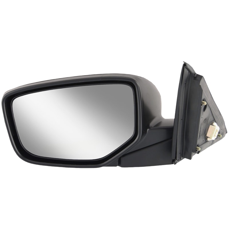 Power Mirror for Honda Accord 2008-2012 Sedan, Left (Driver), Manual Folding, Heated, Paintable, Without Auto Dimming, Blind Spot Detection, Memory and Signal Light, Replacement
