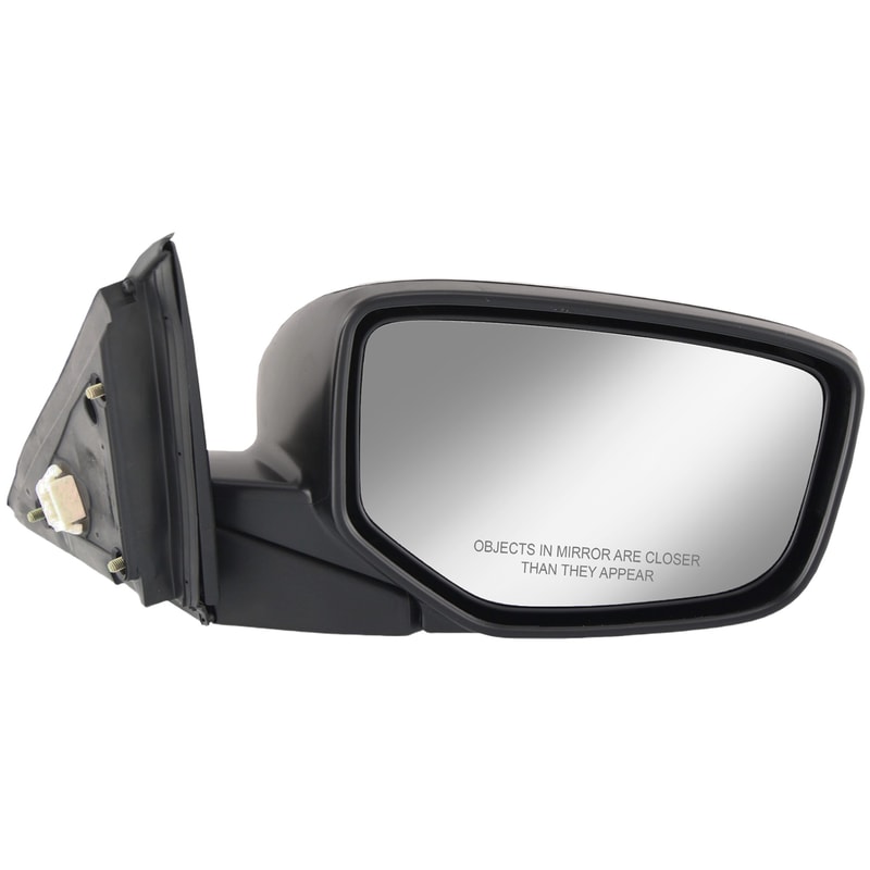 Power Mirror for Honda Accord Sedan 2008-2012, Right (Passenger), Manual Folding, Heated, Paintable, without Auto Dimming, Blind Spot Detection, Memory, and Signal Light, Replacement