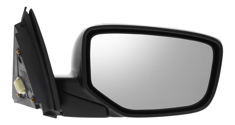 Power Mirror for Honda Accord 2008-2012 Coupe, Right (Passenger), Manual Folding, Non-Heated, Paintable, w/o Auto Dimming, Blind Spot Detection, Memory and Signal Light, Replacement