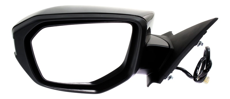 Power Mirror for Honda Civic 2016-2021, Left (Driver), Manual Folding, Heated, Paintable, without Auto Dimming, Blind Spot Detection, Memory, and Signal Light, Replacement