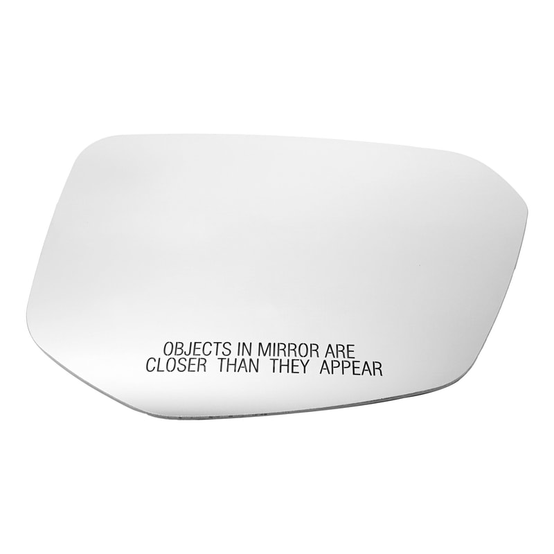 Mirror Glass for Honda Civic 2016-2021, Right (Passenger) Side, Non-Heated, with Backing Plate, Suitable for Coupe/Sedan, Replacement
