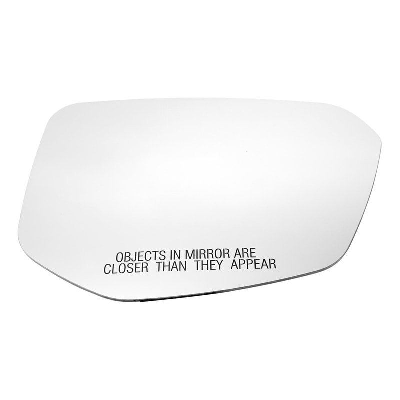 Heated Mirror Glass with Backing Plate for Honda Civic (2016-2021), Coupe/Sedan, Insight (2019-2022), Right (Passenger), North America Built Vehicle, Replacement