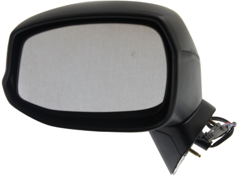 Power Mirror for 2012-2013 Honda Civic, Left (Driver), Manual Folding, Heated, Textured, without Auto Dimming, Blind Spot Detection, Memory, and Signal Light, Replacement