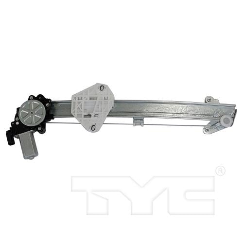 Front Door Glass Regulator with Motor for 2013 - 2017 Honda Accord, Right (Passenger) Side, 6 Pin, Regulator & Motor Assembly,  72210T3LA11, Replacement