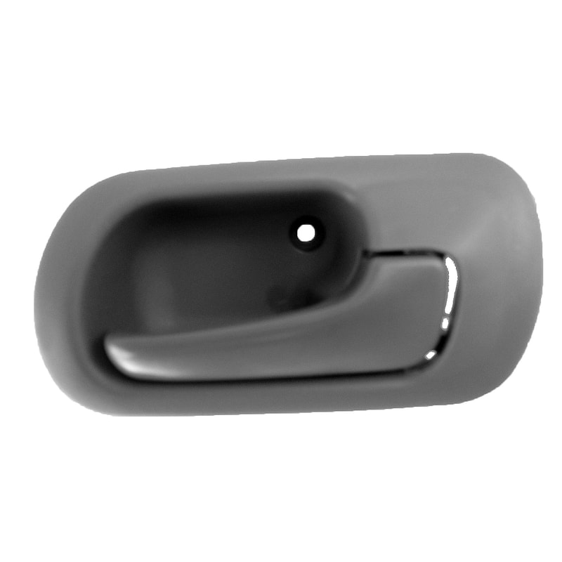 Right (Passenger) Front Door Handle Inside for 1996 - 2000 Honda Civic DX Sedan, Interior Door Handle - Rear Right (Passenger) Side, Charcoal,  72120S04004ZB, Replacement