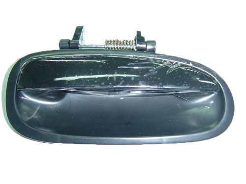 Right (Passenger) Rear Outer Door Handle for 1996 - 2000 Honda Civic DX, GX, LX; Replacement, USA/Canada Built, Black/Paint to Match;  72640S01003