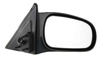 Manual Remote Mirror for Honda Civic 1996-2000, Right (Passenger) Side, Non-Folding, Non-Heated, Textured, Sedan, Replacement
