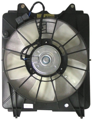 Condenser Fan/Motor Assembly for 2006 - 2011 Honda Civic 2.0L L4 Sedan, A/C Condenser Fan Motor with Blade and Shroud Assembly,  19030RRAA01-PFM, Replacement