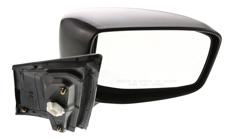 Mirror for Honda Odyssey 2005-2010, Right (Passenger) Side, Power Adjustable, Manual Folding, Non-Heated, Paintable, Replacement