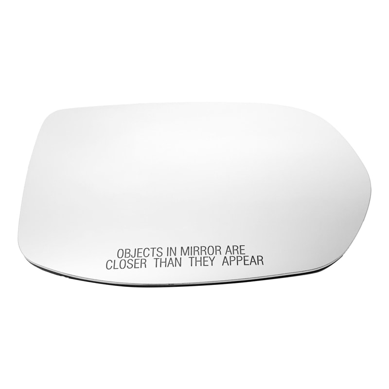 Mirror Glass for Honda CR-V (2012-2016) and HR-V (2016-2022), Right (Passenger), Non-Heated, Convex Glass, with Backing Plate, Replacement