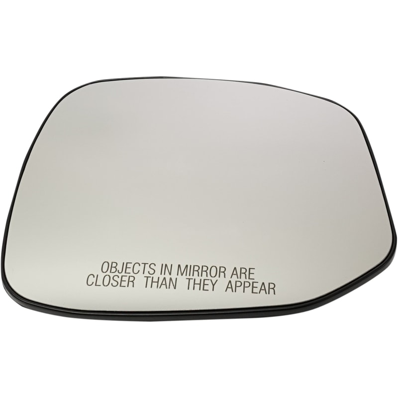 Mirror Glass with Backing Plate for Honda Civic 2012-2013, Right (Passenger) Side, Heated, Replacement