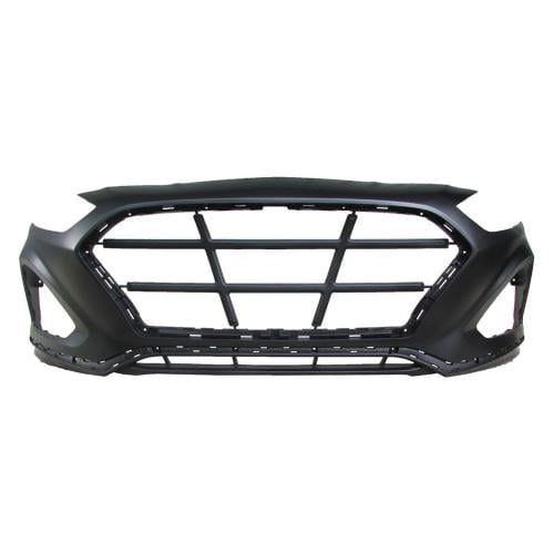 Front Bumper Cover for Hyundai Sonata 2018-2019, Primed (Ready to Paint), Sport Type, Fits Sport/Limited Models - CAPA-Certified, Replacement