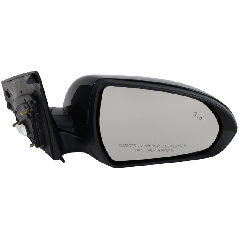 Power Mirror for Hyundai Elantra 2019-2020, Right (Passenger), Manual Folding, Heated, Paintable, with Blind Spot Glass and In-Housing Signal Light, without Auto Dimming and Memory, Replacement